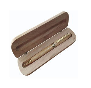 Wood <b>Pen</b> Stand With Two Slots Handcrafted Wood <b>Pen</b> Case Box Top Quality Wooden <b>Pen</b> Box Best Designer - Product Image 3