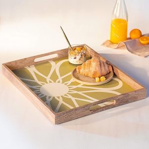 Bandeja Rústica de Madera con Asa, Perfecta para Decorar Mesas de Centro y para Servir en el Día a Día - Product Image 3