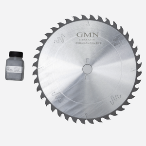 Hoja de sierra circular para carpintería industrial GMN 300x3,2x30x96T Acero soldado de alta velocidad OEM MDF contrachapado de aglomerado - Product Image 3