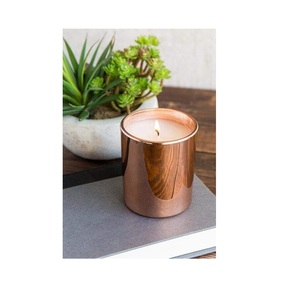 Elegant Customized Sizes Colors and Styles Luxury Metal <b>Candle</b> Holder <b>Candle</b> Jars With Hammered and <b>Plain</b> for Export From India - Product Image 2