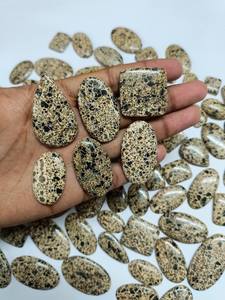 พลอยแจสเปอร์สีดำทรงรีคุณภาพดีที่สุด แบบหลวม สำหรับทำสร้อยคอและเครื่องประดับที่มีเอกลักษณ์ - Product Image 6