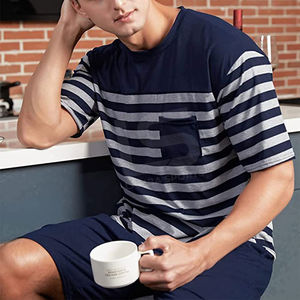 Ensembles short et t-shirt délavés de haute qualité avec logo personnalisé pour l'été Ensemble de jogging 2 pièces Ensembles de short de couleur bleue OEM personnalisés - Product Image 4