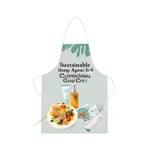 Sustainable Hemp <b>Apron</b> for Eco-Conscious Gourmet <b>Chefs</b> - Product Image 3
