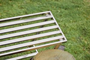 Stainless steel seating <b>bench</b> high quality for home hotel garden outside park seating patio <b>bench</b> outdoor and <b>indoor</b> furniture - Product Image 2
