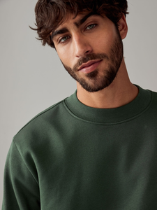 Sudadera OEM de alta calidad Sudadera de cuello redondo Jersey de manga larga Ropa de calle informal Sudadera unisex Color sólido - Product Image 5