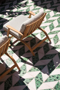 Chaise longue d'extérieur en bois de teck de luxe moderne finition résistante aux intempéries pour patio plage cour hôtels jardins-couleur naturelle - Product Image 4