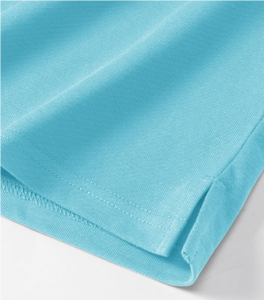 Camiseta de Cuello Redondo de Punto Sólido para Hombre 2025, 100% Algodón, 210 GSM, Manga Corta, Transpirable, Ligera, Informal, con Cuello Pique, Logotipo Personalizado - Product Image 3