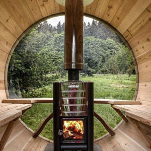 Salles de sauna électriques en bois massif pour 2 personnes - Product Image 6