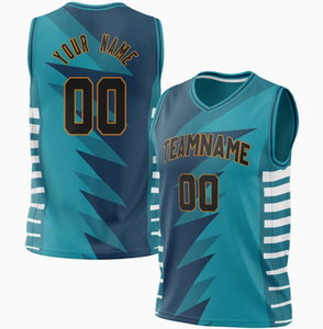 Maillot de basket-ball pour hommes personnalisé séchage rapide professionnel retour uniforme maillot respirant avec option taille plus - Product Image 5