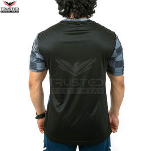 Nueva llegada Hombres Oem Servicio Sublimación Camiseta Pakistán Hecho Oversized Ringer Pullover Hombres Sublimación Camiseta - Product Image 4
