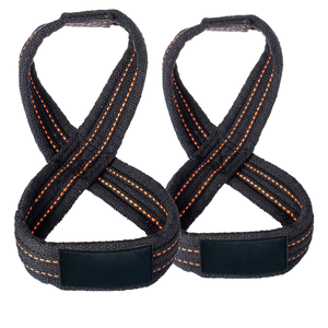 Sangle de levage en forme de 8 à logo personnalisé, robuste, pour le soutien du poignet, sangle de musculation lourde en forme de 8 - Product Image 6