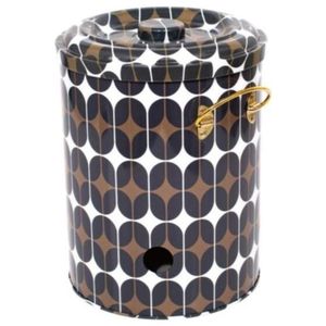 Kontensan EF1809Z 5L Metal Food <b>Storage</b> <b>Bin</b> Fog Color for Potatoes & Onions - Product Image 2