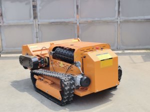 Tondeuse autoportée télécommandée à braquage zéro avec tondeuse robotisée, <span class=keywords><strong>débroussailleuse</strong></span>, tondeuse à cylindre 1200 mm, moteur essence - Product Image 1