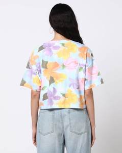 Camiseta al por Mayor para Mujer, 100% Algodón, Cuello Redondo, Logotipo OEM Personalizado, Diseño de Color Personalizado, Camiseta Holgada para Mujer - Product Image 4