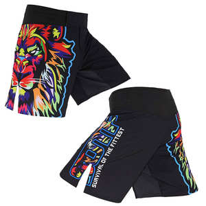 Top Trending Hot Selling Adult Training MMA Shorts Venta al por mayor MMA Shorts en calidad superior con logotipo personalizado - Product Image 1