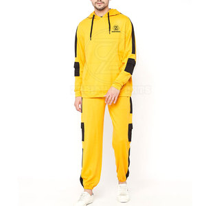 Survêtement de jogging décontracté pour hommes de haute qualité avec poches et pantalon à cordon pour la salle de sport et l'extérieur en hiver - Product Image 1