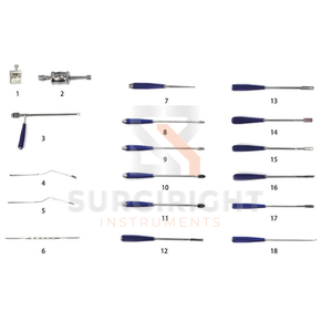 ชุดเครื่องมือเกี่ยวกับศัลยกรรมกระดูกสำหรับระบบการตรึงกระดูกสันหลังภายในแหล่งพลังงานไฟฟ้าโดยเครื่องมือ surghiright - Product Image 1