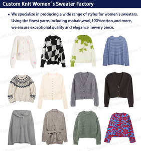 Sudadera de punto para mujer de la mejor calidad para ropa de invierno informal con opción de logotipo personalizado disponible en varios colores - Product Image 4