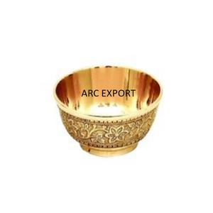 Tazón central de metal dorado con soporte de diseñador, mesa de estilo único de gran tamaño, cuenco decorativo moderno para servir comida en la India - Product Image 5