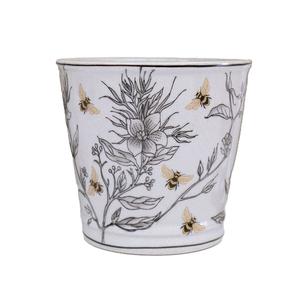 ถังขยะโลหะสำหรับกลางแจ้งใช้ในบ้านถังขยะโลหะใช้ทาสีด้วยมือดีไซน์ทันสมัย - Product Image 1