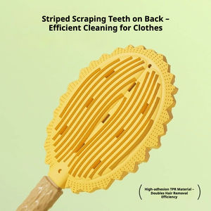 หวีสปานวด3D พร้อมขนแปรง TPE และด้ามจับตามหลักสรีรศาสตร์สำหรับการตัดแต่งขนสัตว์เลี้ยงและทำความสะอาดเครื่องมืออาบน้ำระดับพรีเมียม - Product Image 5