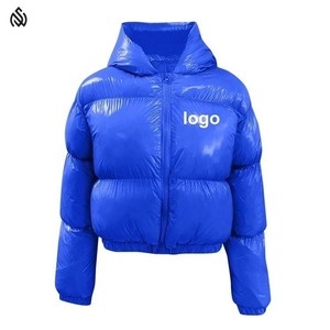 Wholesale Price <b>Waterproof</b> Puffer Crop <b>Jackets</b> Semi Formal Crop Top Front Zipper Breathable Plus <b>Size</b> Puffer <b>Jackets</b> - Product Image 2