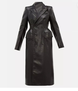 Winter New Arrival Best Selling Ladies Women's Long Coat Stylish Full Length Ankle-Long Overcoat Genuine Leather - Product Image 6