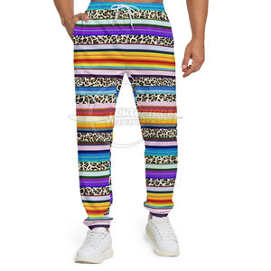 2025 Top vente léger hommes pantalons de survêtement marque privée Style décontracté mi-taille droite motif Sublimation conception à vendre - Product Image 1