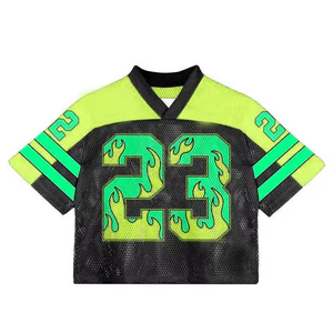 Camiseta Deportiva de Malla Personalizada para Mujer, Estilo Fútbol Americano, Sublimación, Transpirable, Secado Rápido - Product Image 1