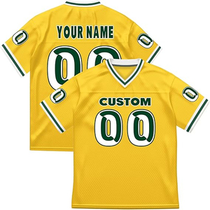American Football Jersey Oversized <b>Mesh</b> V-Neck Hip Hop Streetwear Tee Number Print Breathable Short Sleeve for <b>Men</b> Wholesale - Product Image 5