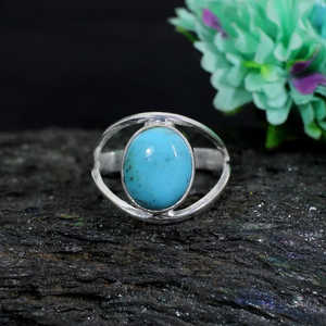 Venta al por mayor Turquoise Gemstone Silver Ring Elegant Loose Gemstones Collection - Product Image 6