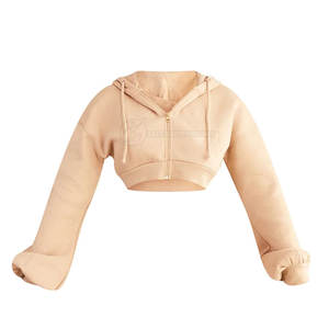 Ensemble de survêtement court de couleur unie pour femmes XL conçu sur mesure hauts courts confortables avec impression de logo pour une utilisation décontractée en extérieur - Product Image 2