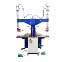 Machine de soudage plastique haute fréquence à double tête pour le moulage de précision et le moulage de motifs en cuir