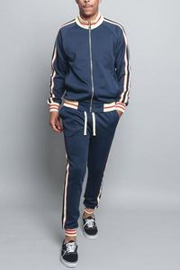 Conjunto Deportivo Casual para Hombre, Manga Larga, 2 Piezas, Traje para Correr, 100% Algodón, Transpirable y Ligero - Product Image 6