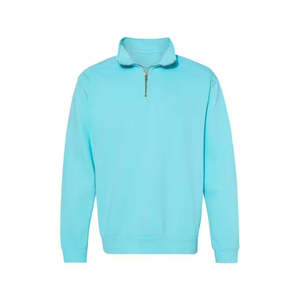 เสื้อฮู้ดผู้หญิงทรงโอเวอร์ไซส์แบบซิปครึ่งตัว คอตั้ง ผ้าทอ สำหรับฤดูใบไม้ร่วง มีโลโก้ด้านหน้า - Product Image 6