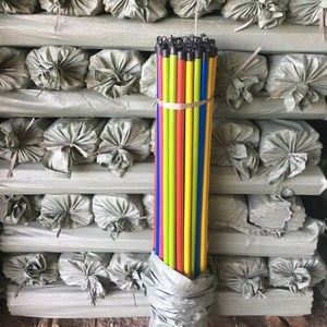 Mango de fregona y palo de escoba de PVC con grano de madera de eucalipto multicolor de Vietnam M.I.T VIET NAM - Product Image 1