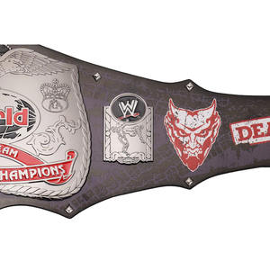 Ceinture de championnat plaquée or de haute qualité sur mesure avec impression de logo couleur personnalisée pour la lutte, le grappling et le jiu-jitsu - Product Image 4