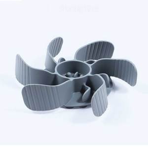 अनुकूलन फैंसी कस्टम बिल्लियों छोटे सर्पिल स्टेनलेस स्टील पालतू कुत्ते सिलिकॉन धीमी फीडर - Product Image 1