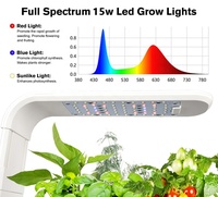 Mini-serre intelligente pour plantes d'intérieur, jardin d'herbes aromatiques, système de culture hydroponique automatique avec lumière LED