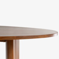 Mesa de Comedor de Madera Maciza de Lujo con Cubierta de Mármol, Diseño Moderno, Alta Calidad, Duradera, Ecológica, Hecha a Mano, Portátil, para Hotel o Villa