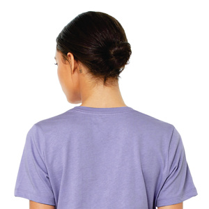 เสื้อยืดผ้าฝ้ายแขนสั้นสำหรับผู้หญิงเสื้อยืดลำลองใส่สบายพิมพ์ลายแบบกำหนดเองฤดูร้อนสีพื้น - Product Image 6