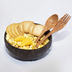 Tốt nhất người bán dừa thìa và dĩa đặt sinh thái thân thiện Spoon & ngã ba Coco dao kéo đồ dùng Bộ - Product Image 6