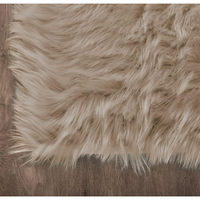 Alfombra Moderna Personalizada de Seda y Lana, Felpuda, de 5-6 mm de Altura de Pelo, Súper Suave, Grande, con Base de PVC, para Sala de Estar, Dormitorio y Hogar