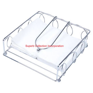 Modern Golden <b>Metal</b> Napkin Holder With <b>Weighted</b> Arm Square Napkin Dispenser For Dining Table Kitchen Restaurant And Hotel Use - Product Image 2