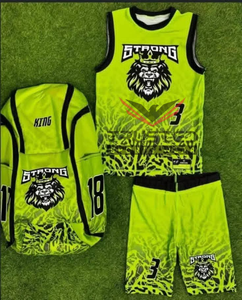 Conjunto de Uniforme Deportivo Personalizado con Estampado de Baloncesto, Sin Mangas, Servicio OEM, Secado Rápido y Transpirable - Product Image 2
