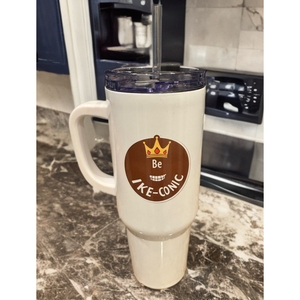 Termo Be Ike-Conic de 40 oz, Acero Inoxidable, Doble Pared, Aislamiento al Vacío, Diseño Novedoso para Viajes, Bebidas Frías/Calientes, 24 Horas de Aislamiento - Product Image 1