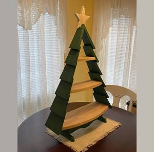 USER CHRISTMAS <b>TREE</b> ECO FRIENDLY DECORATION HANDMADE GIFT Ornamental Wooden <b>Tree</b> Made in Cherry a <b>Tree</b> for Any Season - Product Image 1