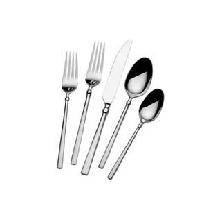 Vente en gros de couverts de luxe en acier inoxydable avec miroir service de couverts design vintage mariages restaurants couteau fourchette cuillère - Product Image 6