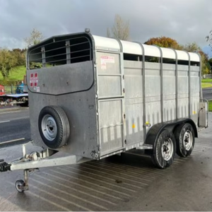 Semirremolque de Acero de Tres Capas con Reja, Remolque de Carga y Utilidades de 12m para Transporte de Ganado y Aves - Product Image 2