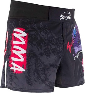 High-Performance Sublimated MMA Shorts Durable Polyester Spandex Blend Custom Logo & Design Accepted - Product Image 3